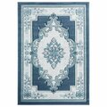 United Weavers Of America 2 ft. 7 in. x 4 ft. 2 in. Bristol Fallon Aqua Rectangle Rug 2050 10563 35C